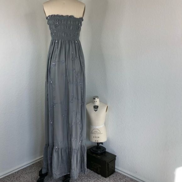 Coolchange Embroidered Rajasthan Maxi Sequin Dress - Picture 5 of 10